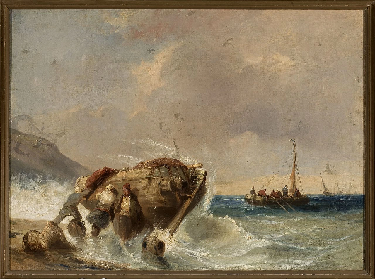 Barca da pesca in riva al mare - Museo Nazionale di Varsavia